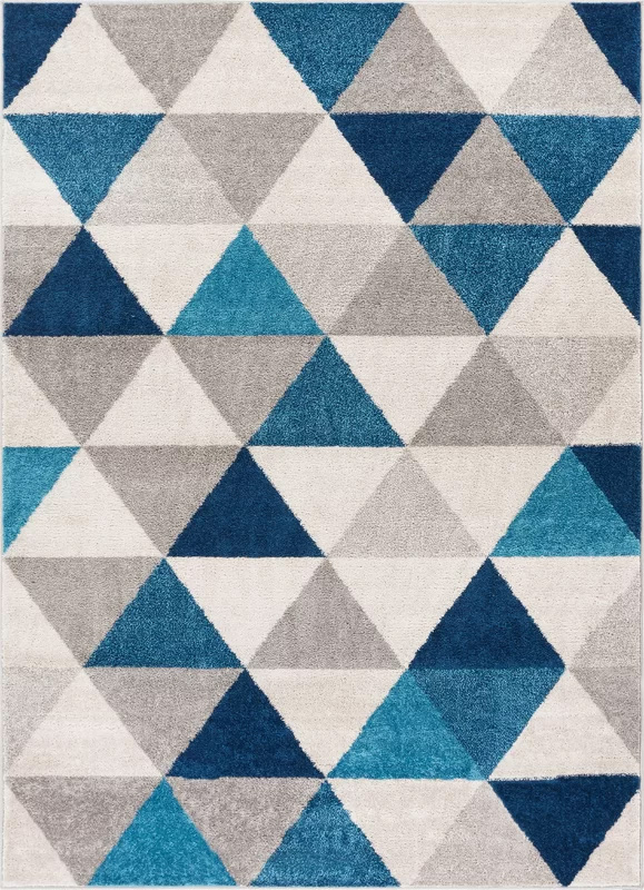 Dumas Blue Gray Area Rug